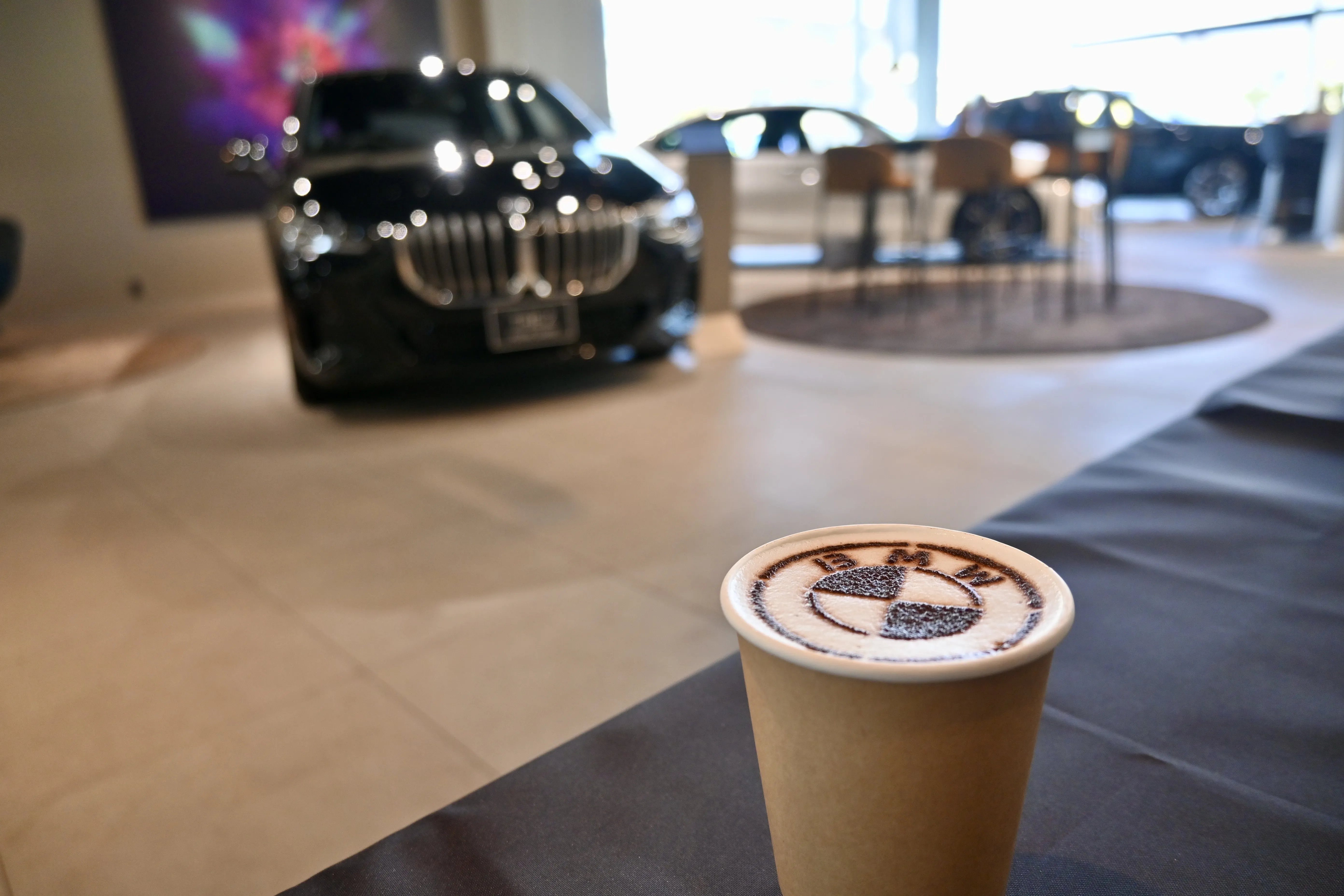 BMWの出張バリスタサービス 写真1