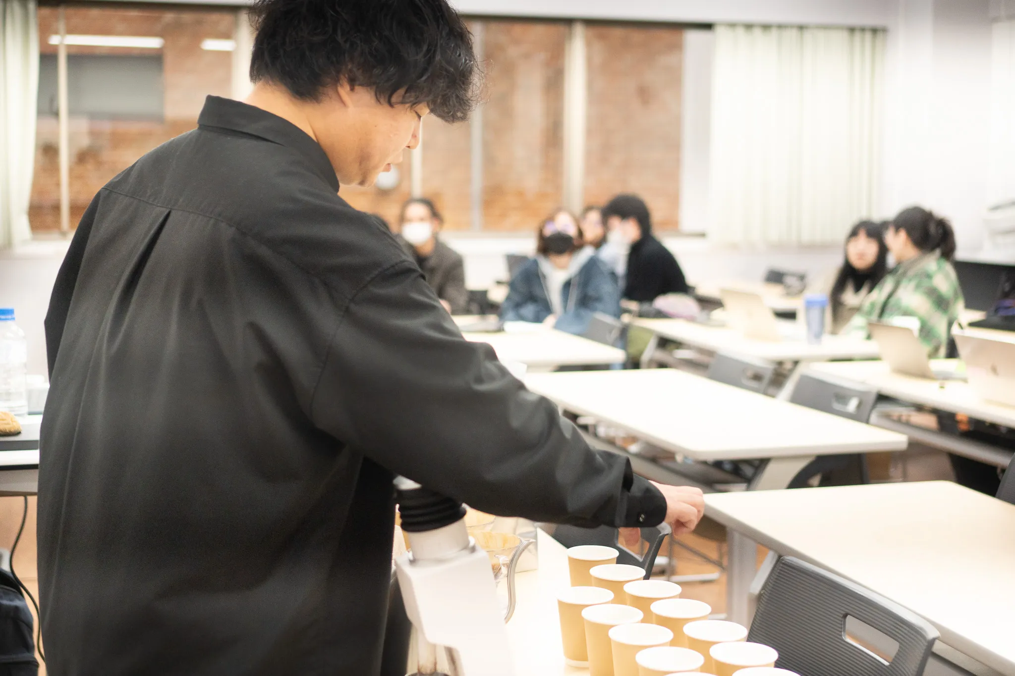 日本デザイナー学院の出張バリスタサービス 写真4