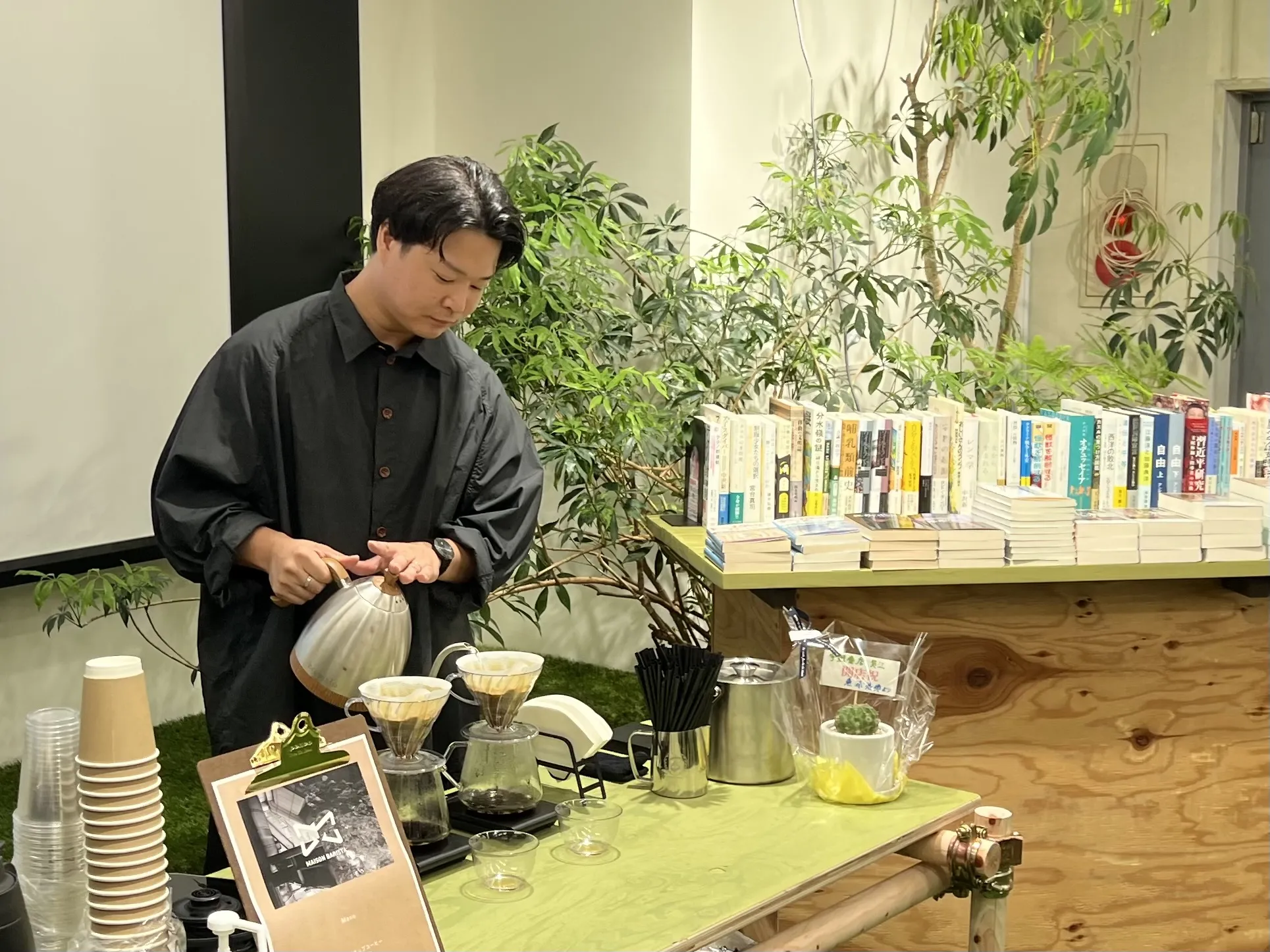 東邦レオ × 宇野書店の出張バリスタサービス 写真6