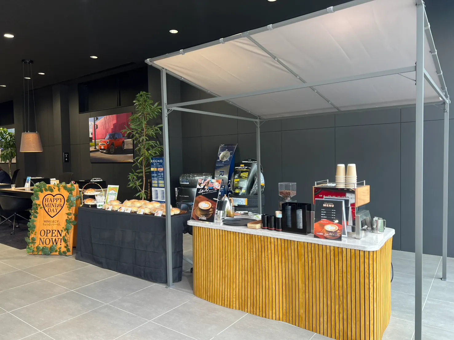 MINI Day コーヒーブース