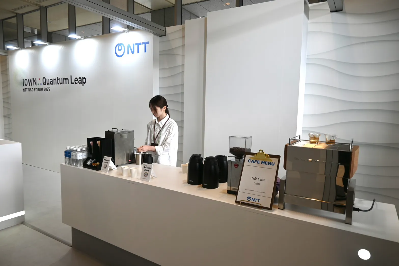 NTTブース バリスタカウンター