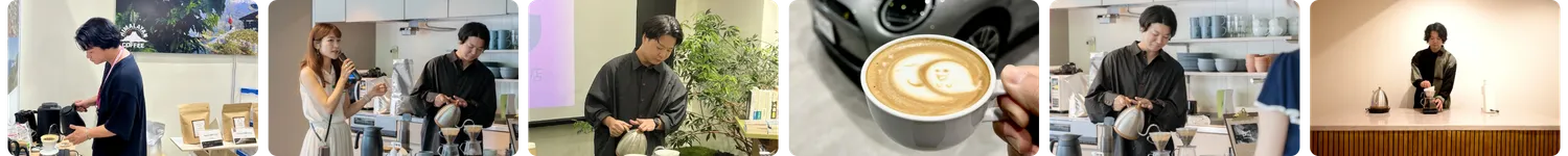 出張バリスタサービスの様子